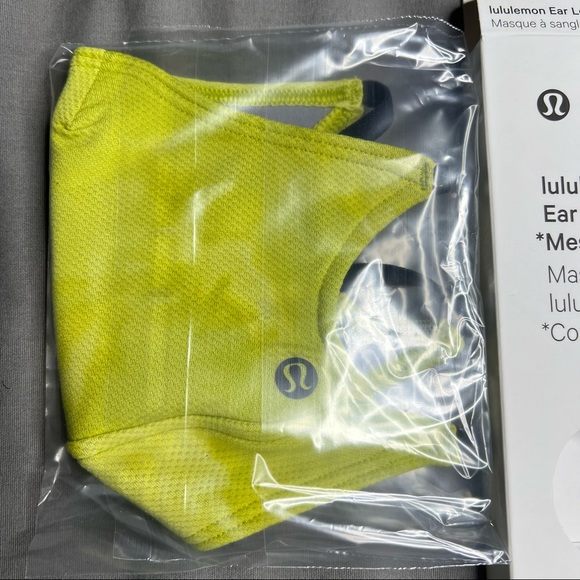 NWT Lululemon Ear Loop Face Mask *Mesh Overlay (Unused/Unopened) *BRAND NEW - Picture 10 of 15
